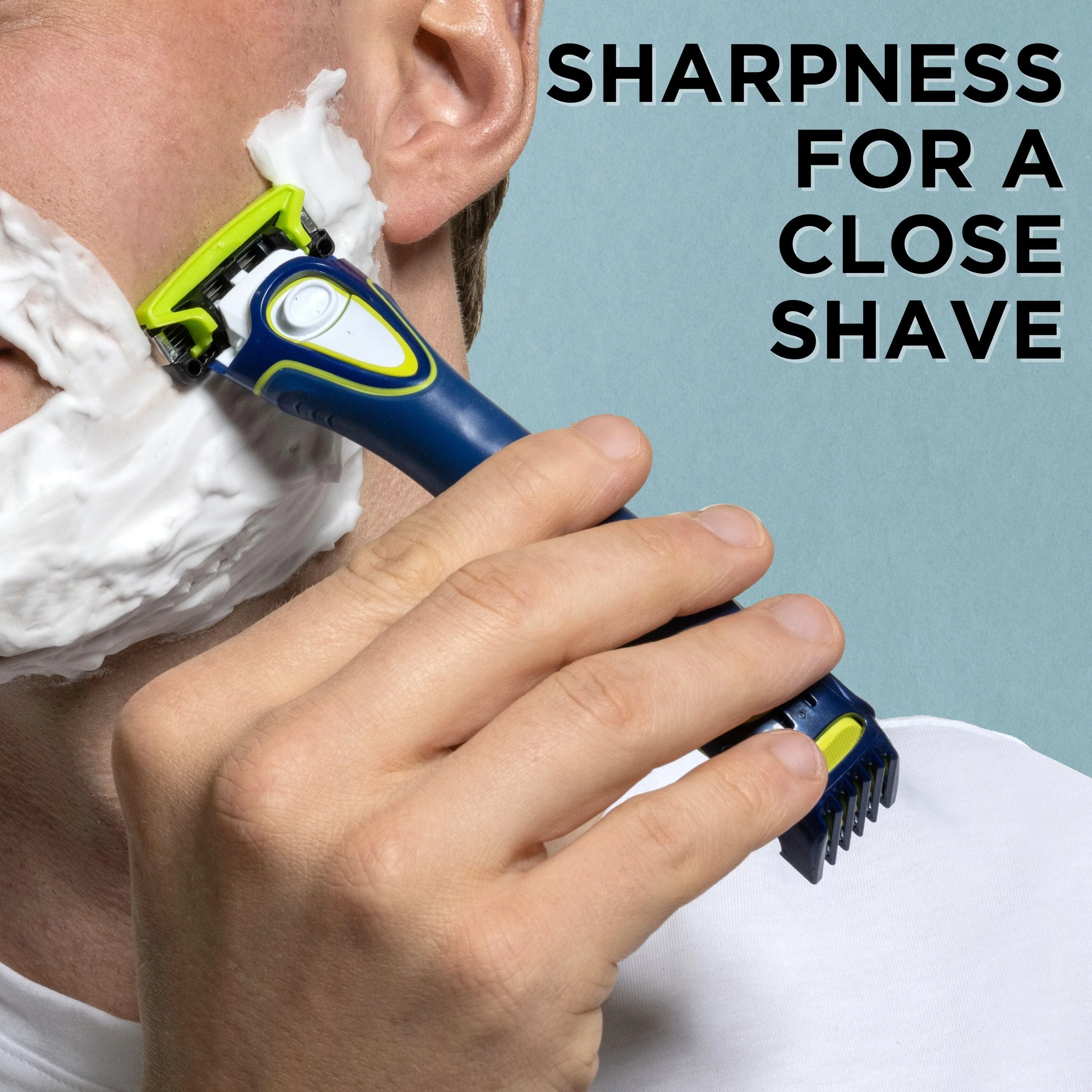 The Face Groomer Men’s Razor Blade Refills 4 pack - Image 5
